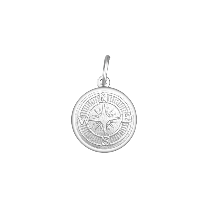 Lola Alpine White Compass Pendant