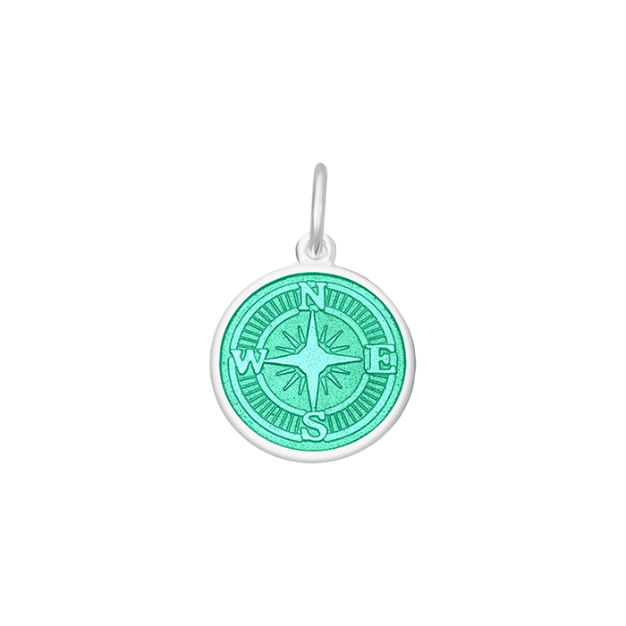 Lola Seafoam Compass Pendant