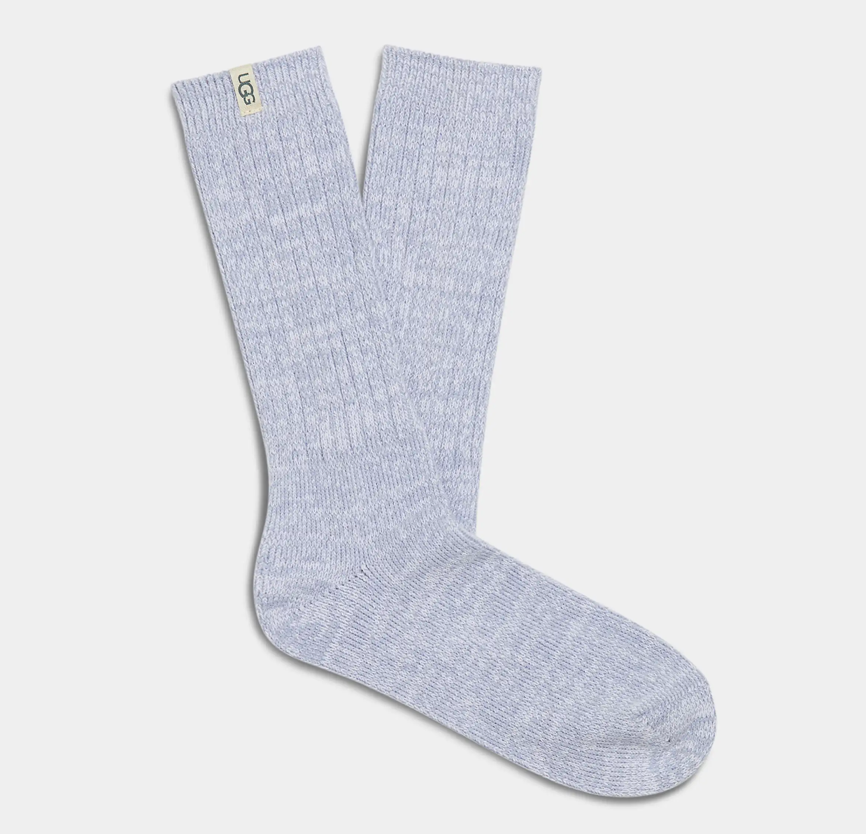 UGG Rib Knit  Slouchy Crew  Sock WIld Indigo