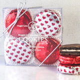 Maggie Lyon Chocolatiers  Milk Chocolate Covered Cookies 4 pc Valentine's