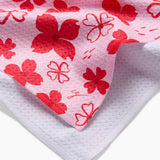 Geometry - Tea Towel - Dogwood Hearts