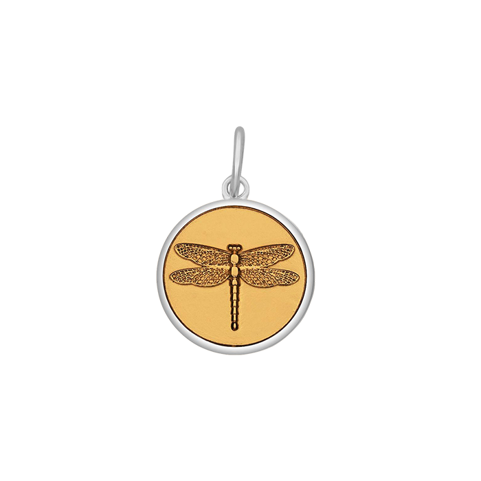 Lola Gold Center Dragonfly Pendant