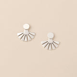 Scout Curated Wears - Refined Earring Collection - Starburst Ear Jacket/Sterling Silver