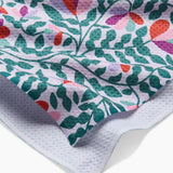 Geometry - Tea Towel - Spring Wavy Leaves