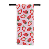 Geometry - Sweet Strawberry Kitchen Tea Towel