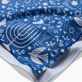 Geometry - Tea Towel - Hanukkah Sameach