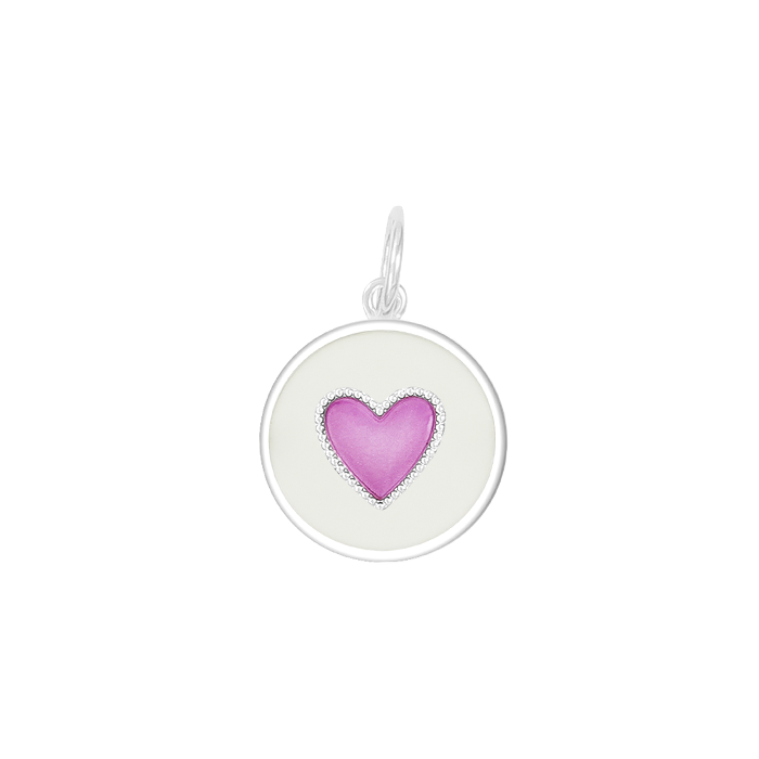 Lola Vintage Pink Heart Pendant