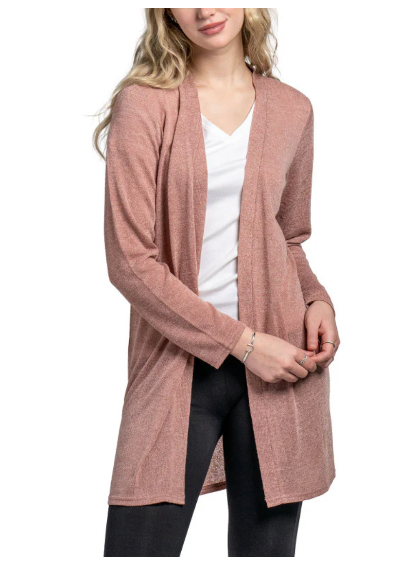 Hello Mello Lounge Cardigan  Blush