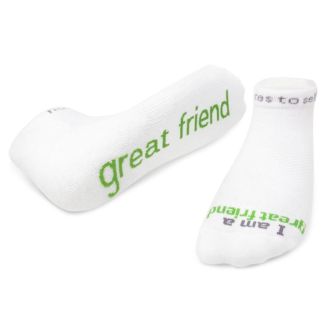 Notes To Self I am a Great Friend Socks