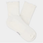 UGG  Karsyn Lettuce Edge Sock White