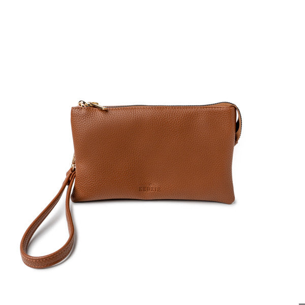 Kedzie Chestnut Eclipse Convertible Wallet Crossbody