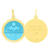 Lola Gold Lake Life Pendant