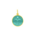 Lola Gold Seafoam Lake Life Pendant