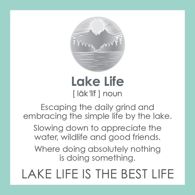 Lola Gold Lake Life Pendant