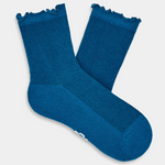 UGG Karsyn Lettuce Edge Sock Blue Saphire