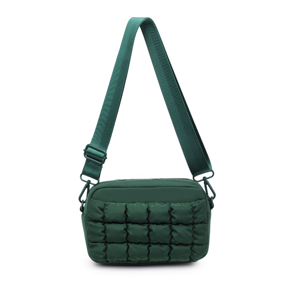 Sol and Selene Emerald Inspiration Quilted Nylon Crossbody