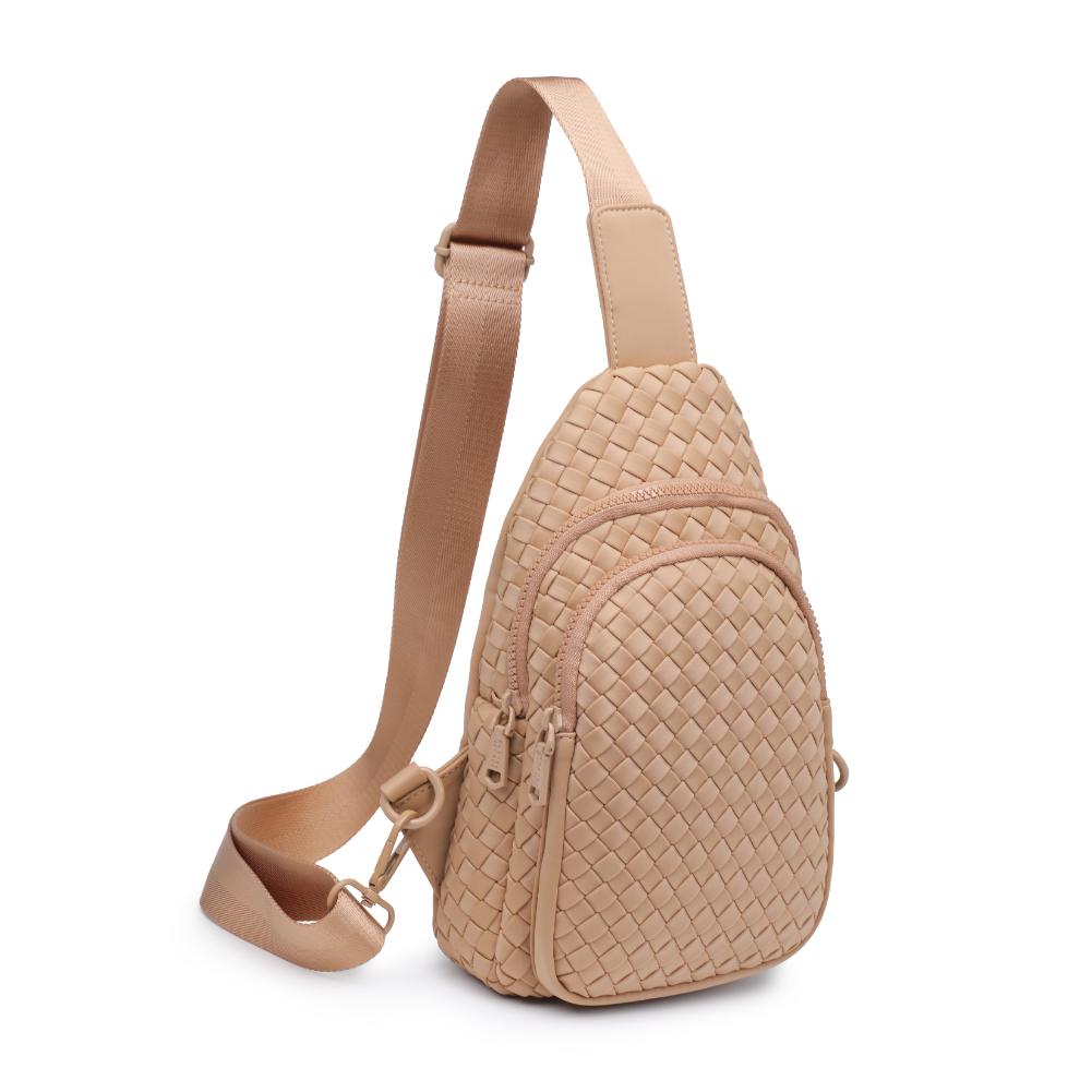 Sol and Selene Nude Beyond The Horizon Woven Neoprene Sling Backpack