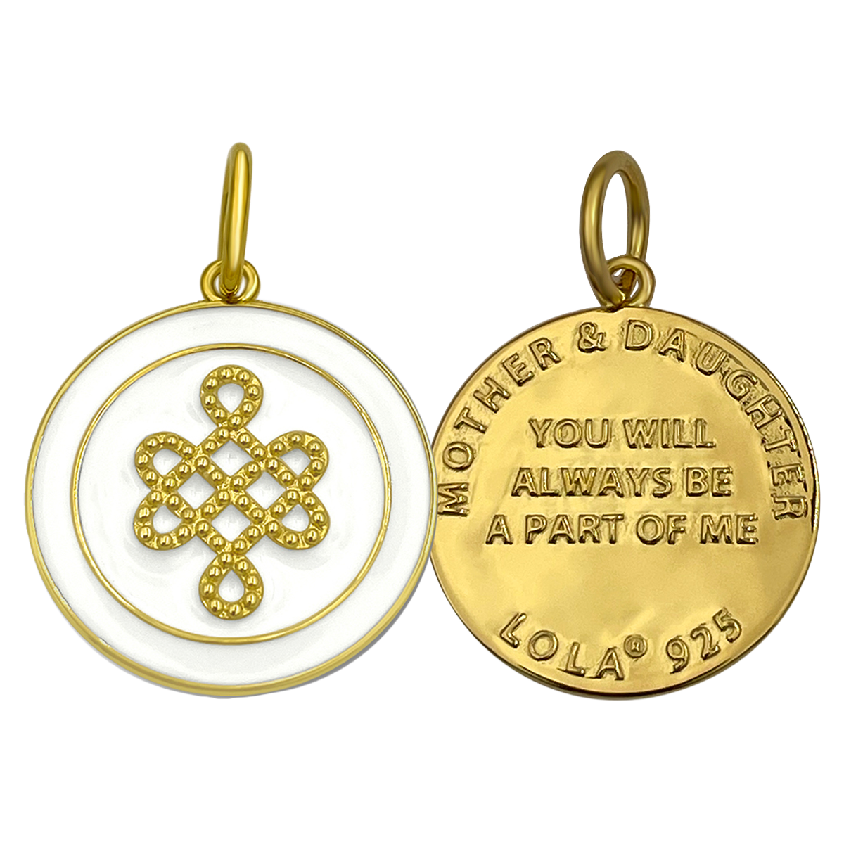 Lola Mother Daughter Gold Pendant