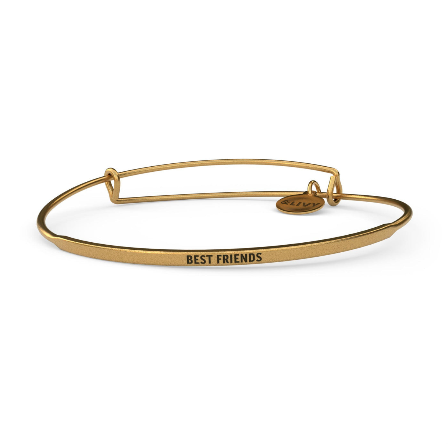 &LIVY Gold POSY Bangle Best Friends