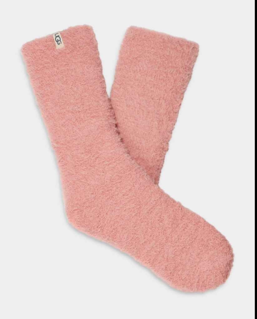 UGG Teddi Cozy Crew Sock Clay  Pink