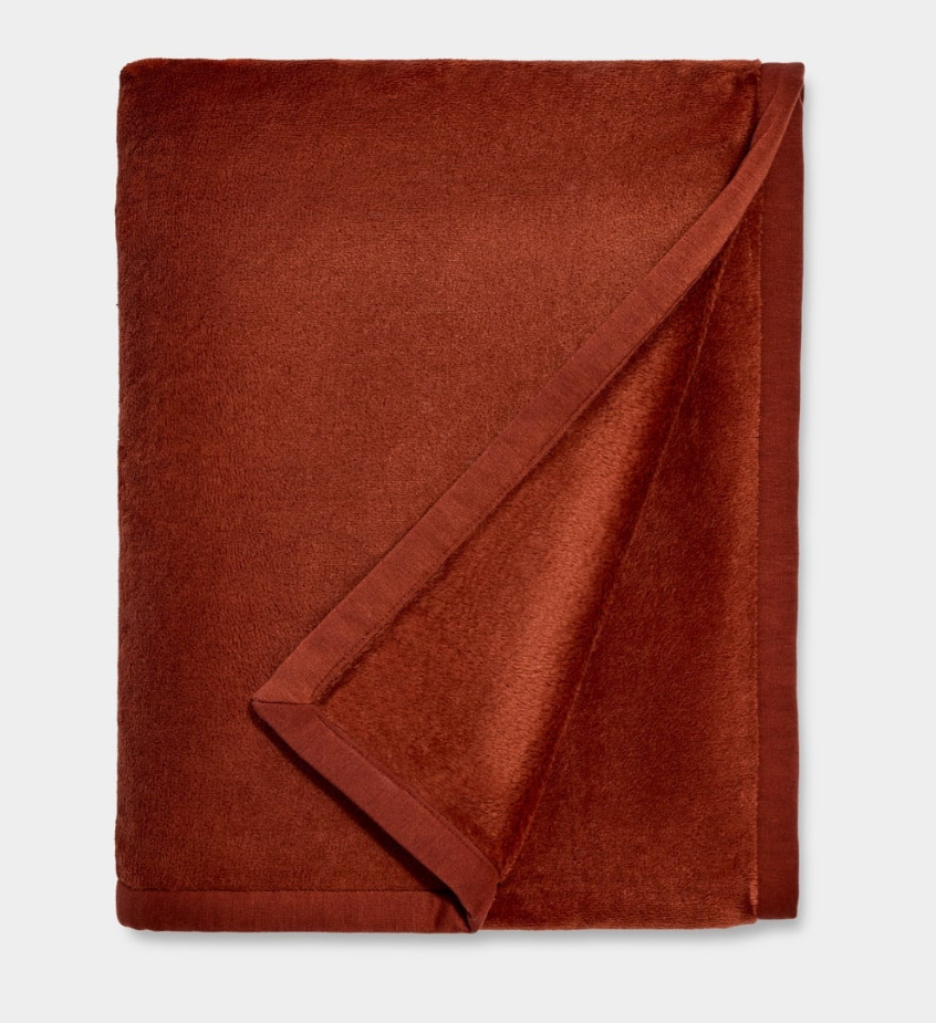 UGG Duffield II Throw Blanket Cherrywood