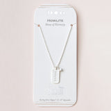 Scout Curated Wears - Charm Necklace Howlite Silver