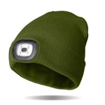 Night Scope Adult LED Beanie Green