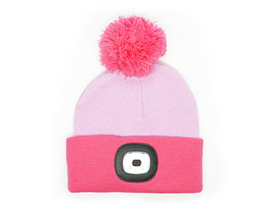 Youth LED Night Scope Beanie Pink