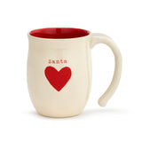 Demdaco - Heart Mug - Santa