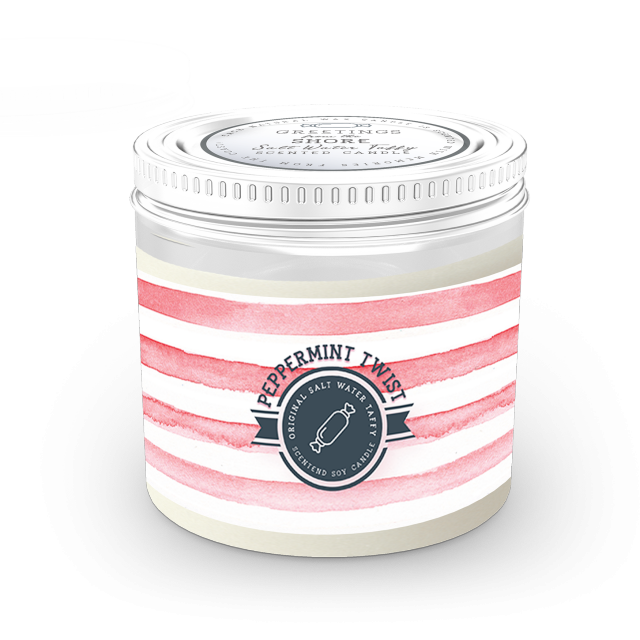 Annapolis Candle Taffy Collection Peppermint 