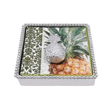 Mariposa - Beaded Napkin Box - Pineapple