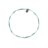 Pura Vida - Ventura Stretch Anklet - Silver