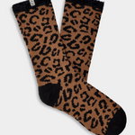 UGG - Women's  - Josephine Fleece Lined Socks Cedar Leopard