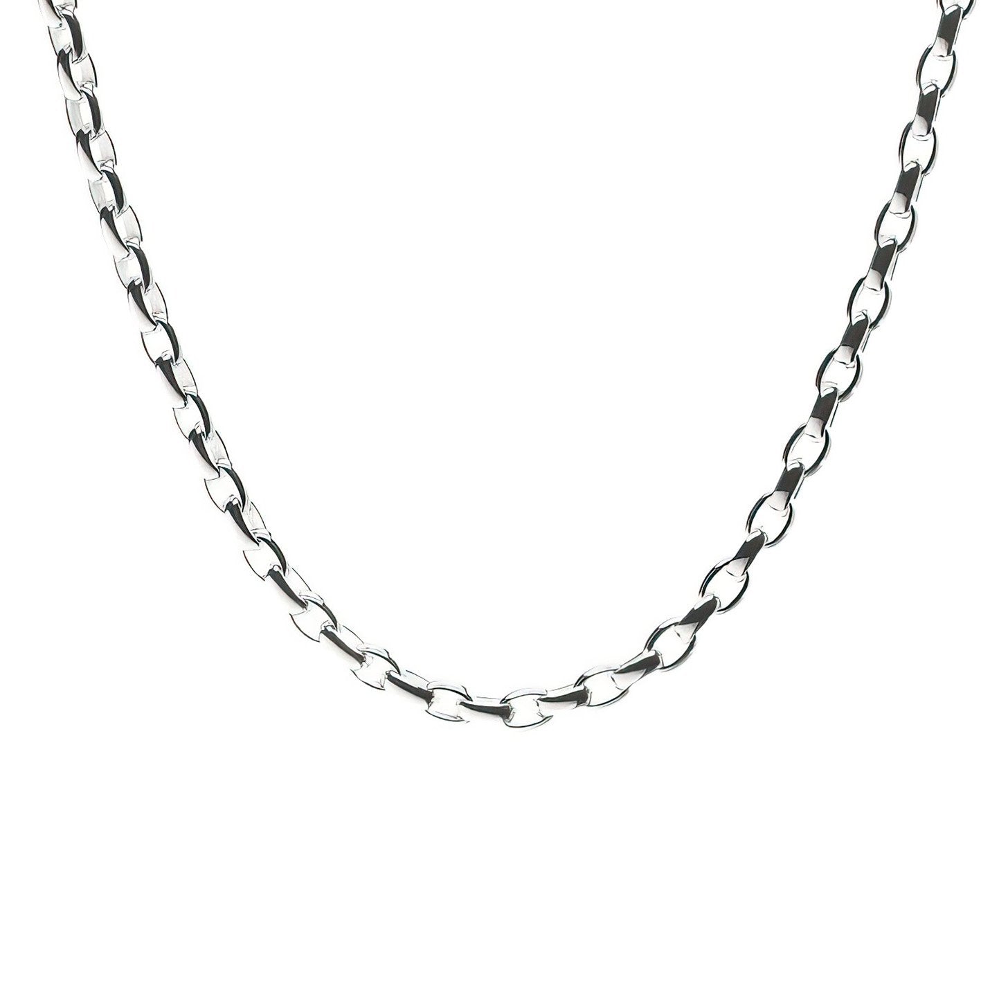 Lola 4mm Rolo Chain in Silver