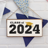 Rustic Marlin - Class of 2024 Gold Twine Sign