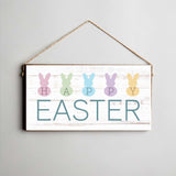 Rustic Marlin - Twine Sign - Happy Easter Multi Color