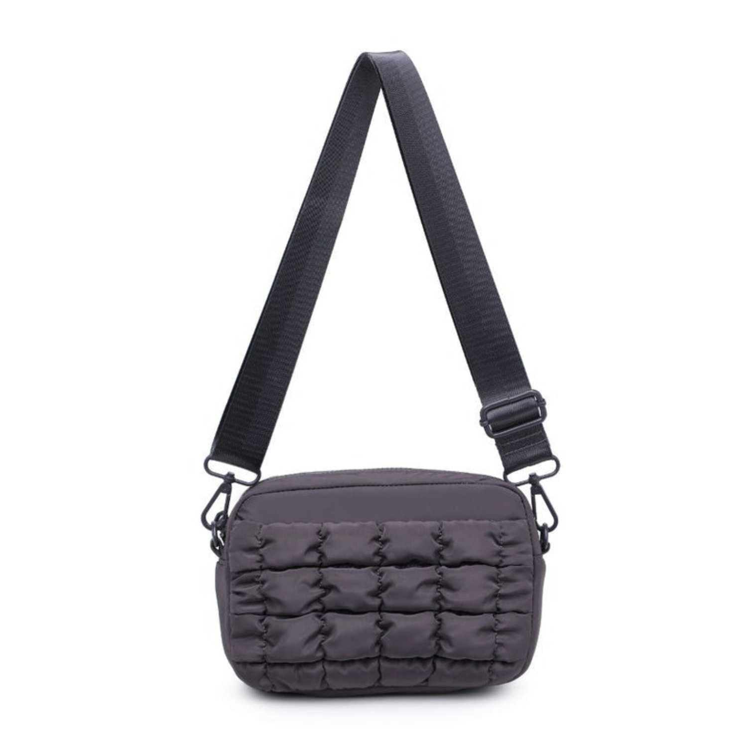 Sol and Selene  Carbon Inspiration Quilted Nylon Crossbody