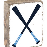 Rustic Marlin - Wood Block - Baseball Bats