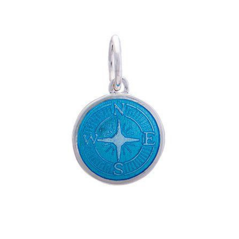 Lola Light Blue Compass Pendant