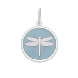 Lola Pale Blue Dragonfly Pendant