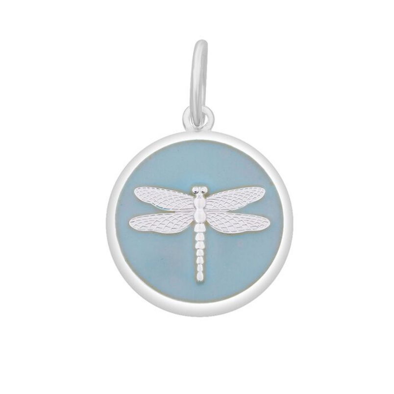 Lola Pale Blue Dragonfly Pendant