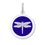 Lola Indigo Dragonfly Pendant