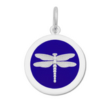 Lola Indigo Dragonfly Pendant