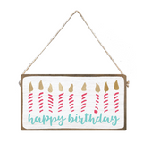 Rustic Marlin - Twine Sign - Happy Birthday