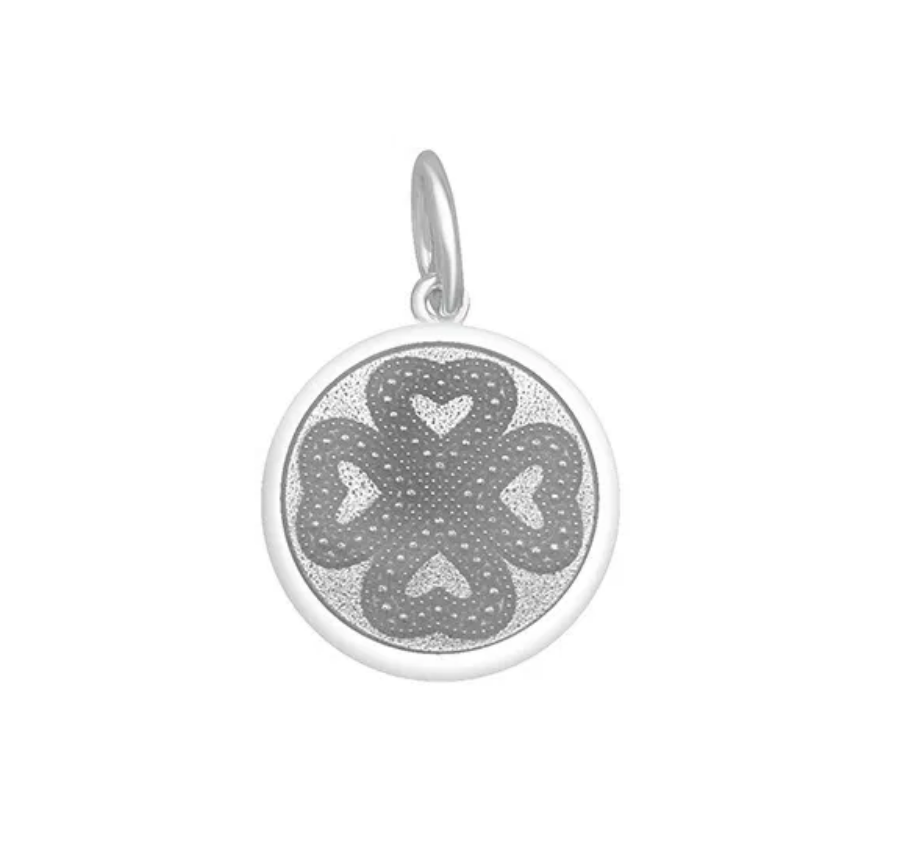 Alpine White Lola Four Leaf Clover Pendant