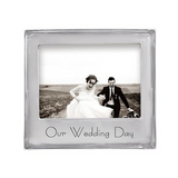 Mariposa Signature 5x7 Frame Our Wedding Day 