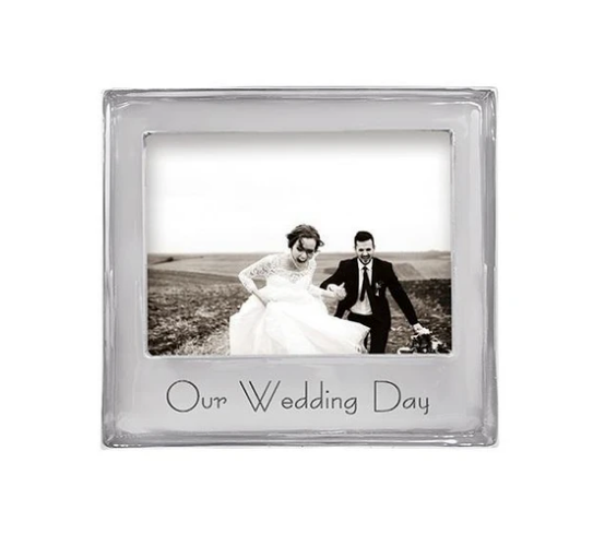 Mariposa Signature 5x7 Frame Our Wedding Day 