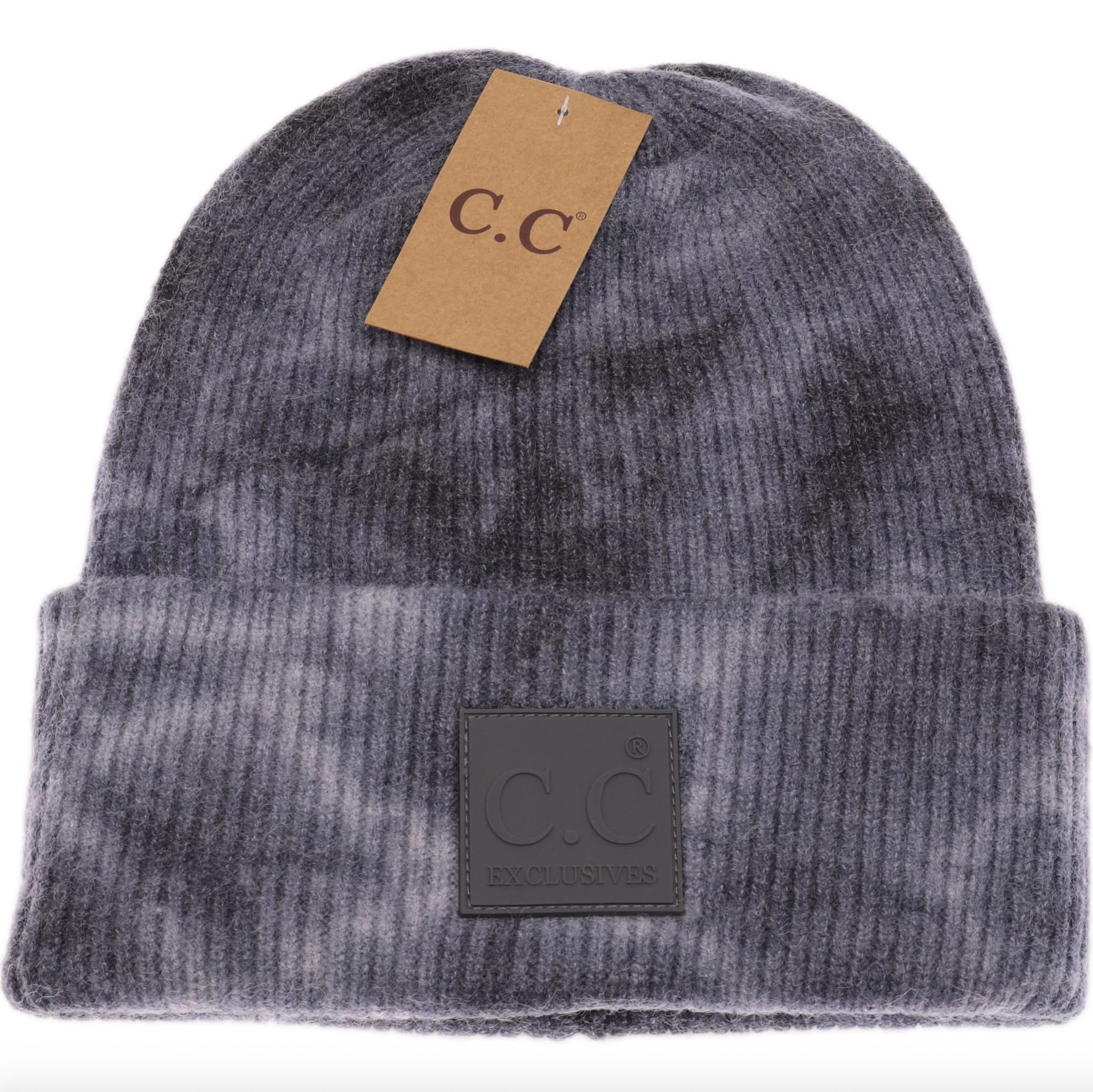 C.C. - Tie Dye Beanie W/Rubber Patch