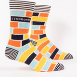 Blue Q - Stubborn Mens Crew Socks