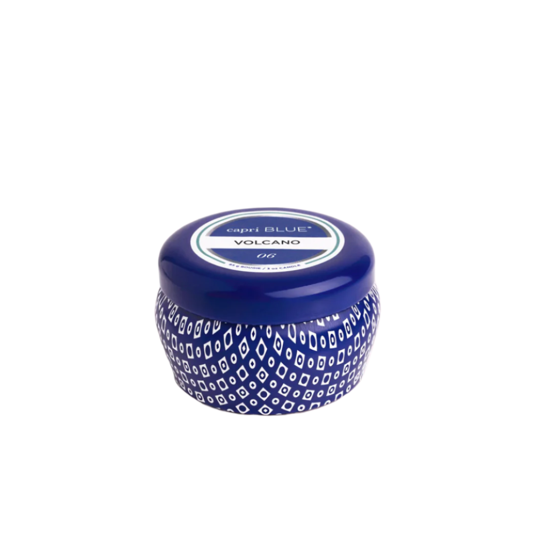 Capri Blue - Volcano Signature Blue Mini Tin Candle